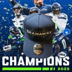 New! Era Seattle Seahawks 2025 Rivalries 9FORTY M-Crown Adjustable Hat NFL Gear